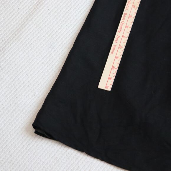 Mercer & Madison Black Sleeveless Midi Dress Size 4 Classic V-Neck Lined - Picture 4 of 6